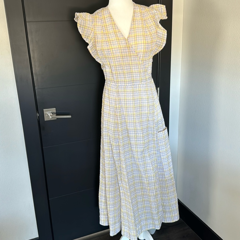 Ganni wrap dress